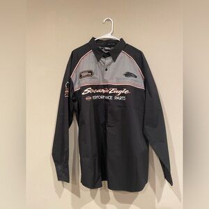 Harley-Davidson Black and Gray Shirt Jacket